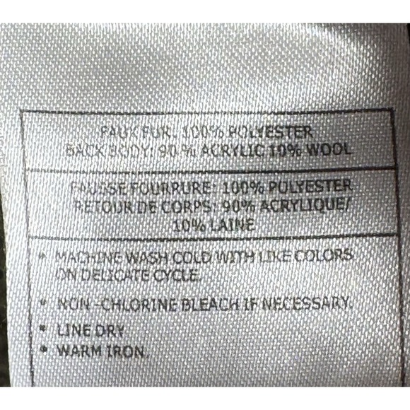 Ariat Womens Brown Faux Fur Sleeveless Open Front Long Vest Size Large‎ Cowgirl - Picture 6 of 6